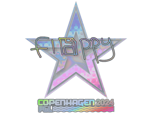 Sticker | floppy (Holo) | Copenhagen 2024 - Exotic - Sticker - from Copenhagen 2024 Player Autographs