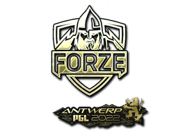 Sticker | forZe eSports (Gold) | Antwerp 2022 - Extraordinary - Sticker - from Antwerp 2022 Challengers Stickers