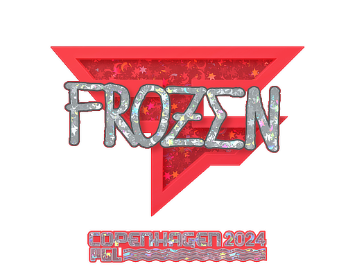 Sticker | frozen (Glitter) | Copenhagen 2024 - Remarkable - Sticker - from Copenhagen 2024 Player Autographs