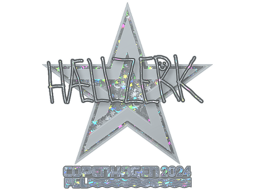 Sticker | hallzerk (Glitter) | Copenhagen 2024 - Remarkable - Sticker - from Copenhagen 2024 Player Autographs
