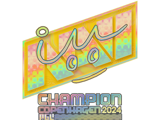 Sticker | iM (Holo, Champion) | Copenhagen 2024 - Exotic - Sticker - from Copenhagen 2024 Player Autographs