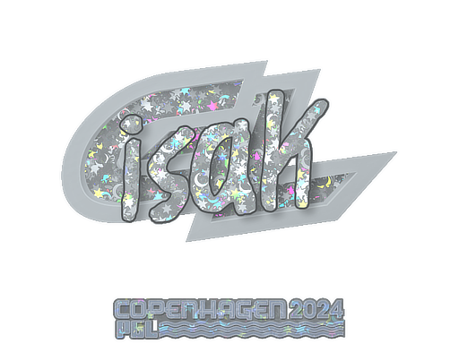 Sticker | isak (Glitter) | Copenhagen 2024 - Remarkable - Sticker - from Copenhagen 2024 Player Autographs
