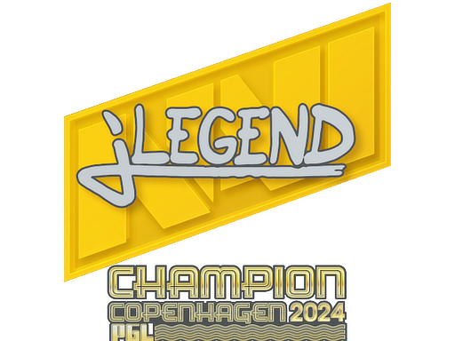Sticker | jL (Champion) | Copenhagen 2024 - High Grade - Sticker - from Copenhagen 2024 Player Autographs