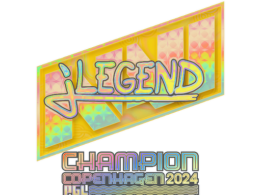 Sticker | jL (Holo, Champion) | Copenhagen 2024 - Exotic - Sticker - from Copenhagen 2024 Player Autographs