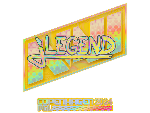 Sticker | jL (Holo) | Copenhagen 2024 - Exotic - Sticker - from Copenhagen 2024 Player Autographs
