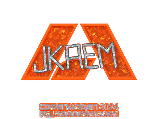 Sticker | jkaem (Glitter) | Copenhagen 2024 - Remarkable - Sticker - from Copenhagen 2024 Player Autographs