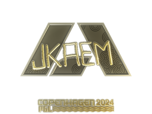 Sticker | jkaem (Gold) | Copenhagen 2024 - Extraordinary - Sticker - from Copenhagen 2024 Player Autographs