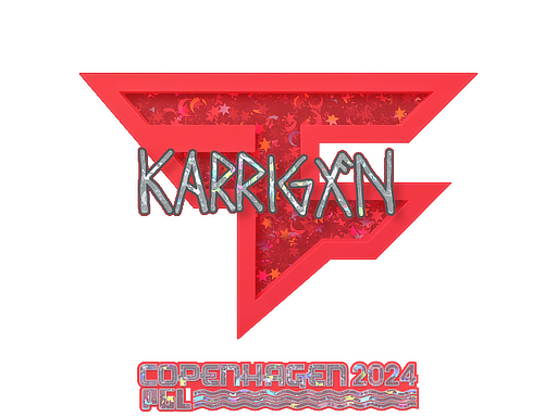 Sticker | karrigan (Glitter) | Copenhagen 2024 - Remarkable - Sticker - from Copenhagen 2024 Player Autographs