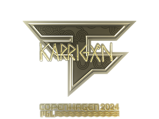 Sticker | karrigan (Gold) | Copenhagen 2024 - Extraordinary - Sticker - from Copenhagen 2024 Player Autographs