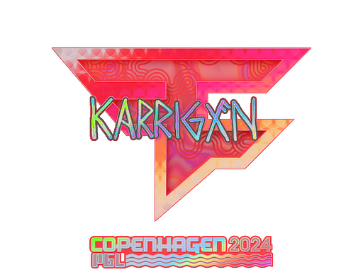 Sticker | karrigan (Holo) | Copenhagen 2024 - Exotic - Sticker - from Copenhagen 2024 Player Autographs