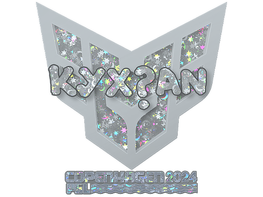 Sticker | kyxsan (Glitter) | Copenhagen 2024 - Remarkable - Sticker - from Copenhagen 2024 Player Autographs