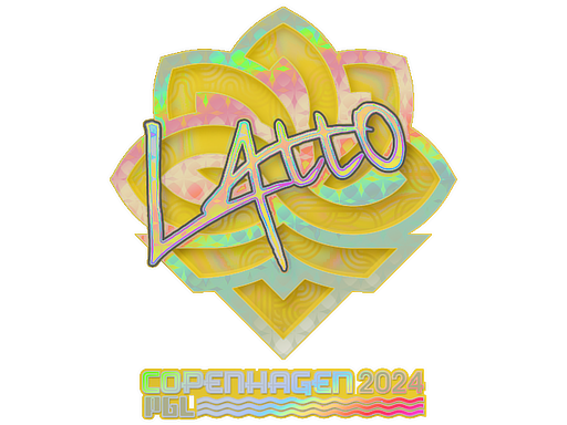 Sticker | latto (Holo) | Copenhagen 2024 - Exotic - Sticker - from Copenhagen 2024 Player Autographs