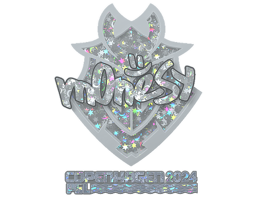 Sticker | m0NESY (Glitter) | Copenhagen 2024 - Remarkable - Sticker - from Copenhagen 2024 Player Autographs