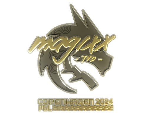 Sticker | magixx (Gold) | Copenhagen 2024 - Extraordinary - Sticker - from Copenhagen 2024 Player Autographs