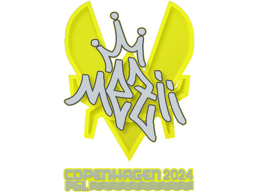 Sticker | mezii | Copenhagen 2024 - High Grade - Sticker - from Copenhagen 2024 Player Autographs