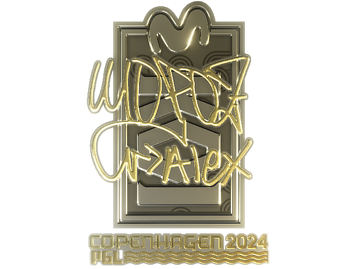 Sticker | mopoz (Gold) | Copenhagen 2024 - Extraordinary - Sticker - from Copenhagen 2024 Player Autographs