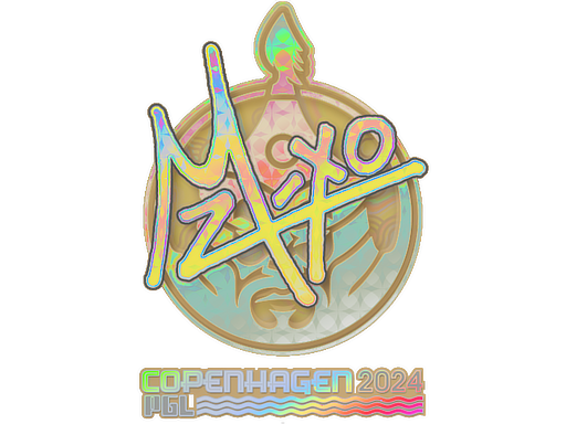 Sticker | mzinho (Holo) | Copenhagen 2024 - Sticker - from Copenhagen 2024 Player Autographs