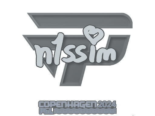 Sticker | n1ssim | Copenhagen 2024 - High Grade - Sticker - from Copenhagen 2024 Player Autographs