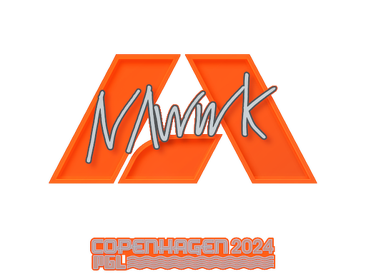 Sticker | nawwk | Copenhagen 2024 - High Grade - Sticker - from Copenhagen 2024 Player Autographs