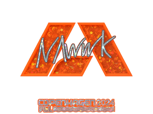 Sticker | nawwk (Glitter) | Copenhagen 2024 - Remarkable - Sticker - from Copenhagen 2024 Player Autographs