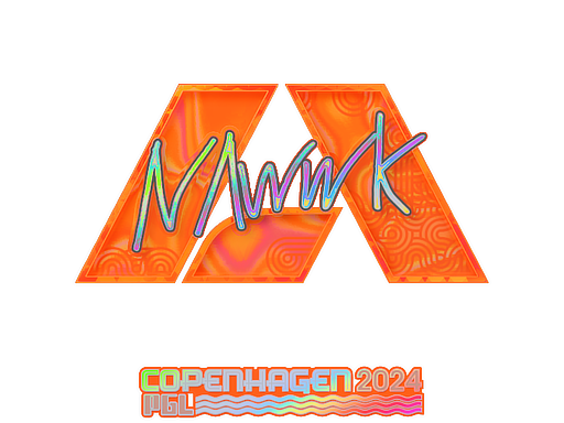 Sticker | nawwk (Holo) | Copenhagen 2024 - Exotic - Sticker - from Copenhagen 2024 Player Autographs