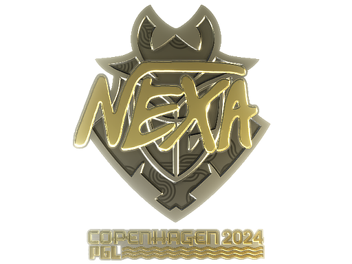 Sticker | nexa (Gold) | Copenhagen 2024 - Extraordinary - Sticker - from Copenhagen 2024 Player Autographs