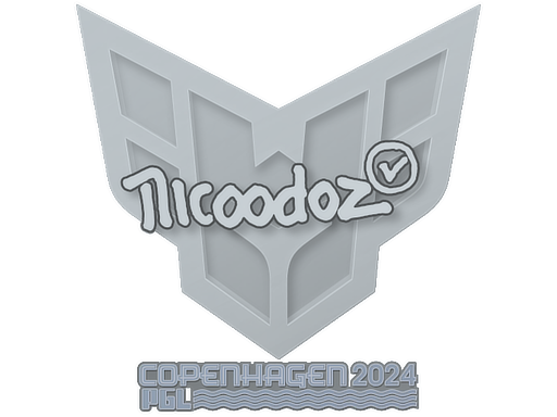 Sticker | nicoodoz | Copenhagen 2024 - High Grade - Sticker - from Copenhagen 2024 Player Autographs