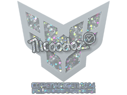 Sticker | nicoodoz (Glitter) | Copenhagen 2024 - Remarkable - Sticker - from Copenhagen 2024 Player Autographs
