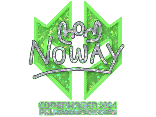 Sticker | noway (Glitter) | Copenhagen 2024 - Remarkable - Sticker - from Copenhagen 2024 Player Autographs