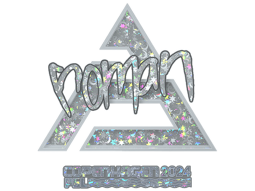 Sticker | roman (Glitter) | Copenhagen 2024 - Remarkable - Sticker - from Copenhagen 2024 Player Autographs
