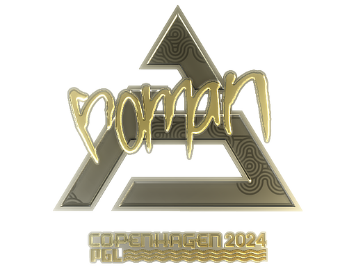 Sticker | roman (Gold) | Copenhagen 2024 - Extraordinary - Sticker - from Copenhagen 2024 Player Autographs