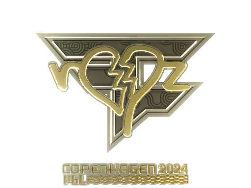 Sticker | ropz (Gold) | Copenhagen 2024 - Extraordinary - Sticker - from Copenhagen 2024 Player Autographs