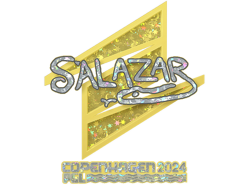 Sticker | salazar (Glitter) | Copenhagen 2024 - Remarkable - Sticker - from Copenhagen 2024 Player Autographs