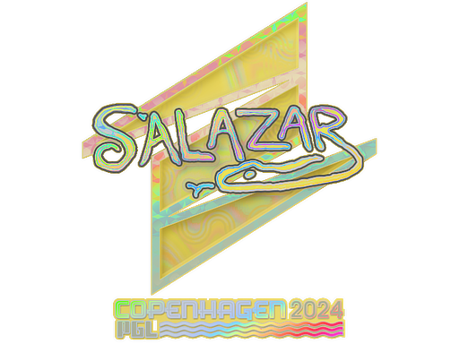 Sticker | salazar (Holo) | Copenhagen 2024 - Exotic - Sticker - from Copenhagen 2024 Player Autographs