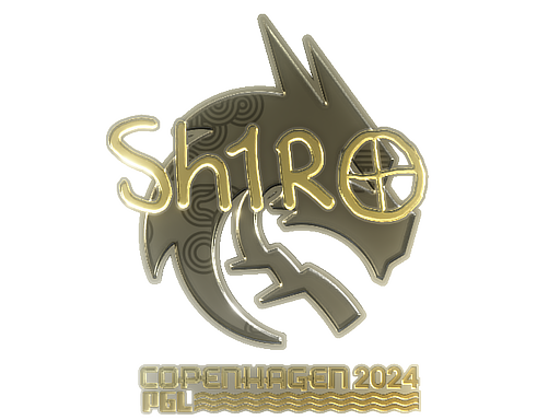 Sticker | sh1ro (Gold) | Copenhagen 2024 - Extraordinary - Sticker - from Copenhagen 2024 Player Autographs