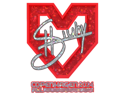 Sticker | siuhy (Glitter) | Copenhagen 2024 - Remarkable - Sticker - from Copenhagen 2024 Player Autographs