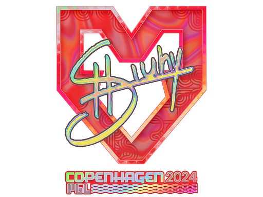 Sticker | siuhy (Holo) | Copenhagen 2024 - Exotic - Sticker - from Copenhagen 2024 Player Autographs