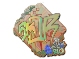 Sticker | sk0R (Holo) | Rio 2022