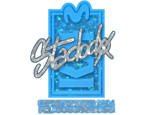 Sticker | stadodo (Glitter) | Copenhagen 2024 - Remarkable - Sticker - from Copenhagen 2024 Player Autographs