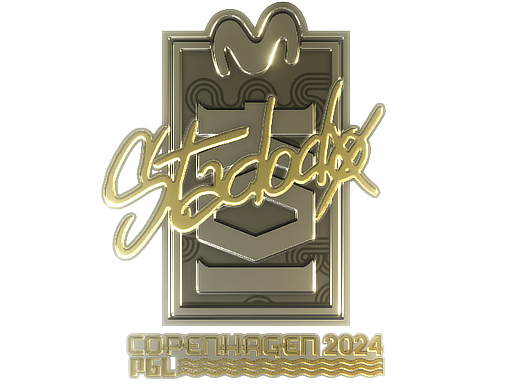 Sticker | stadodo (Gold) | Copenhagen 2024 - Extraordinary - Sticker - from Copenhagen 2024 Player Autographs