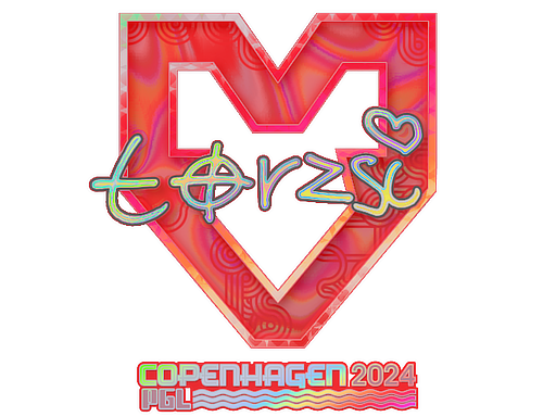 Sticker | torzsi (Holo) | Copenhagen 2024 - Exotic - Sticker - from Copenhagen 2024 Player Autographs