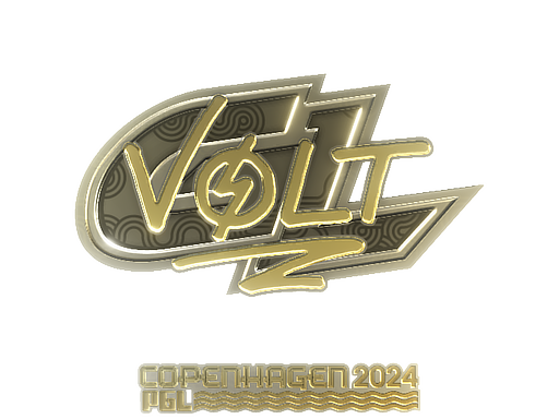 Sticker | volt (Gold) | Copenhagen 2024 - Extraordinary - Sticker - from Copenhagen 2024 Player Autographs