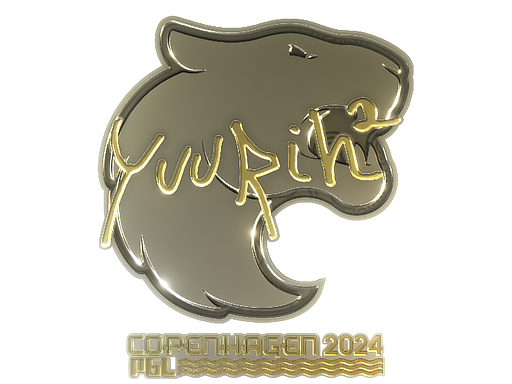 Sticker | yuurih (Gold) | Copenhagen 2024 - Extraordinary - Sticker - from Copenhagen 2024 Player Autographs
