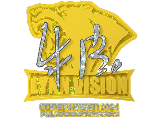 Sticker | z4KR (Glitter) | Copenhagen 2024 - Remarkable - Sticker - from Copenhagen 2024 Player Autographs