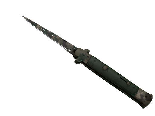 ★ Stiletto Knife | Forest DDPAT (Well-Worn) - Covert - Knife