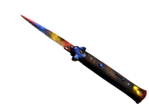 Stiletto Knife | Marble Fade
