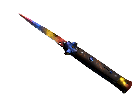 ★ Stiletto Knife | Marble Fade (Minimal Wear) - Covert - Knife