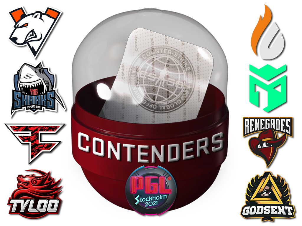 Stockholm 2021 Contenders Sticker Capsule - Container - from Stockholm 2021 Contenders Stickers