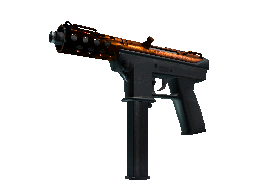 Tec-9 | Red Quartz (Minimal Wear) - Restricted - Weapon - from The Train Collection