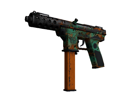 Tec-9 | Toxic (Battle-Scarred) - Mil-Spec - Weapon - from The Cache Collection